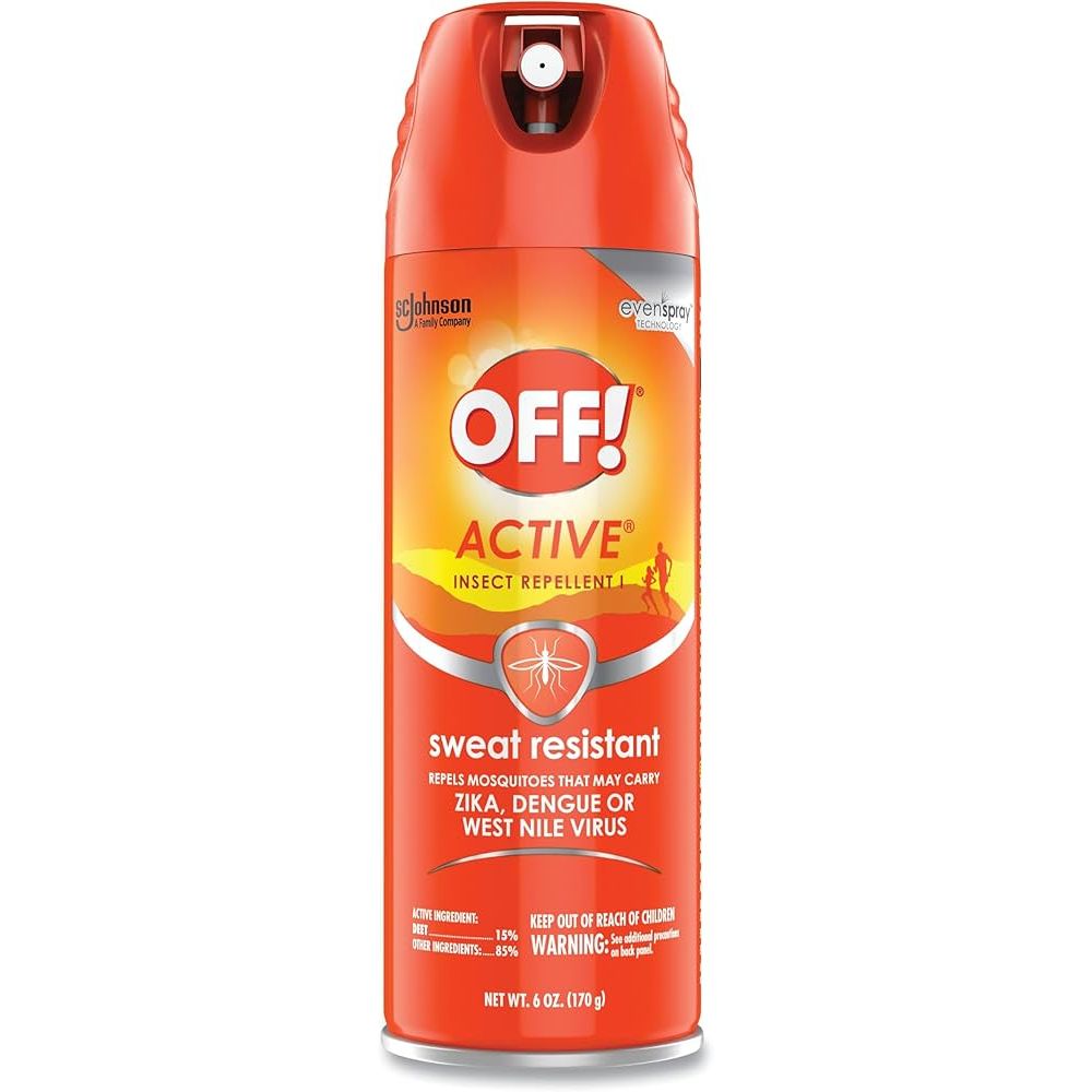 Off! Active Insect Repellent Spray Sweat Resistant 6 oz