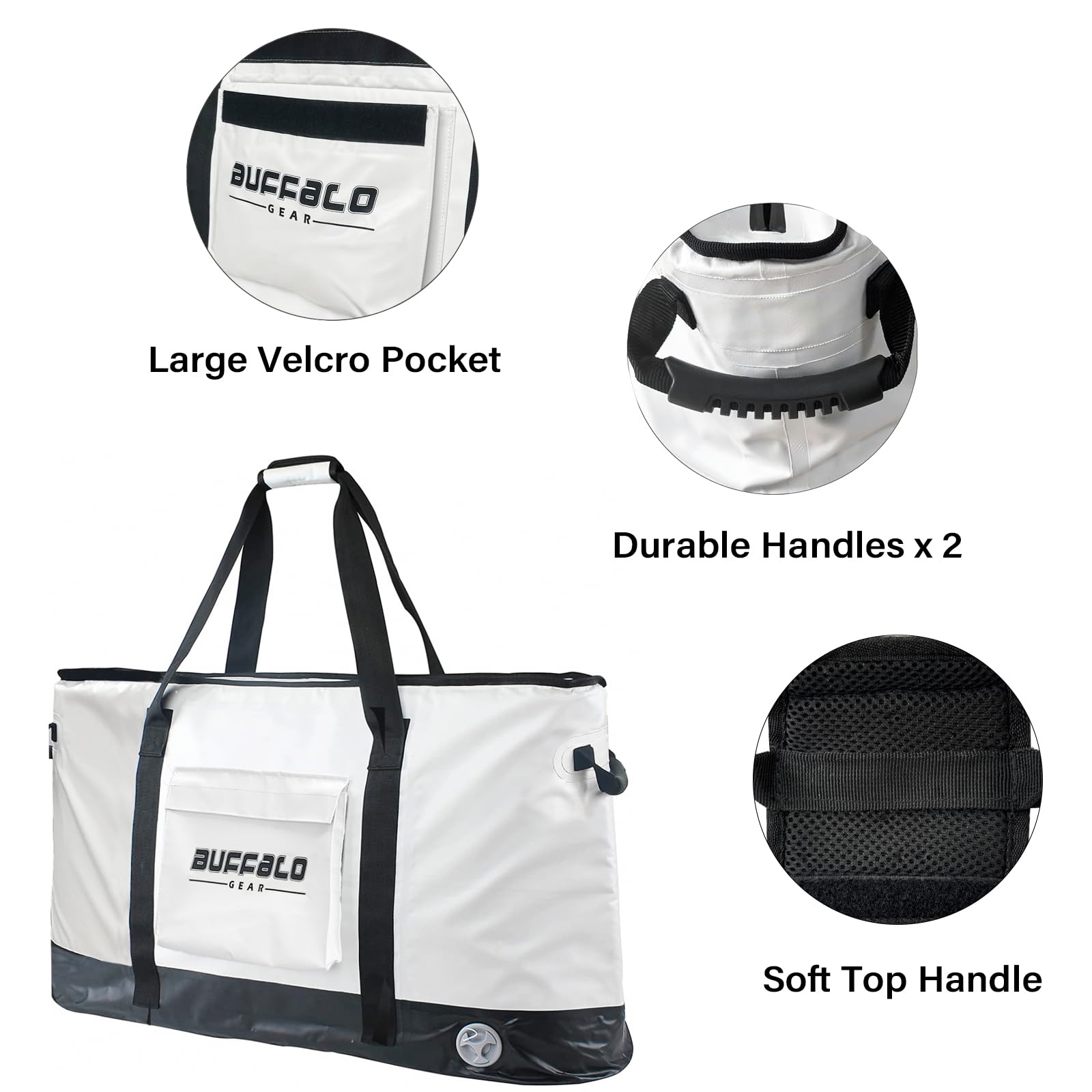 105QT Fish Cooler Bag with YKK Zipper