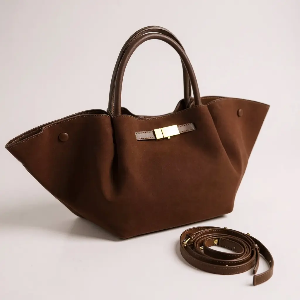 THE MARY SUEDE TOTE BAG (FINAL SALE)