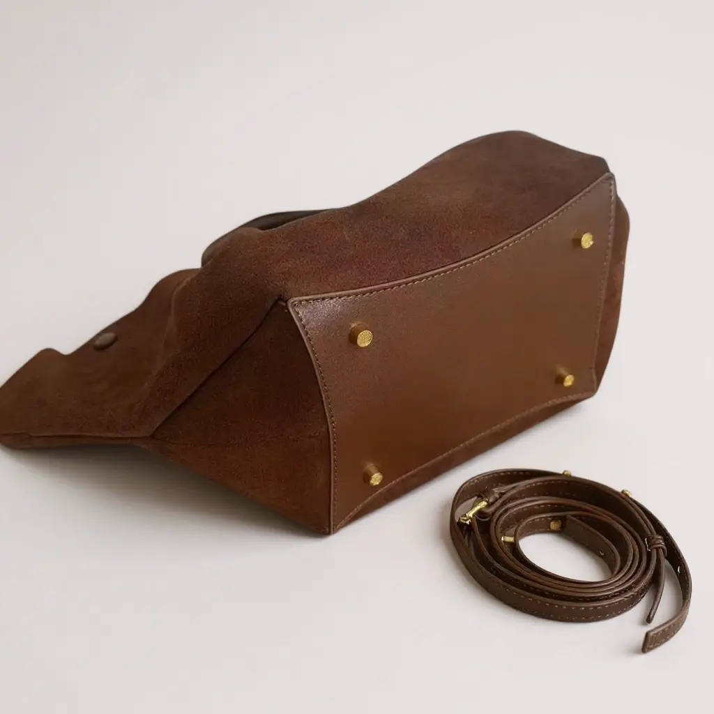 THE MARY SUEDE TOTE BAG (FINAL SALE)