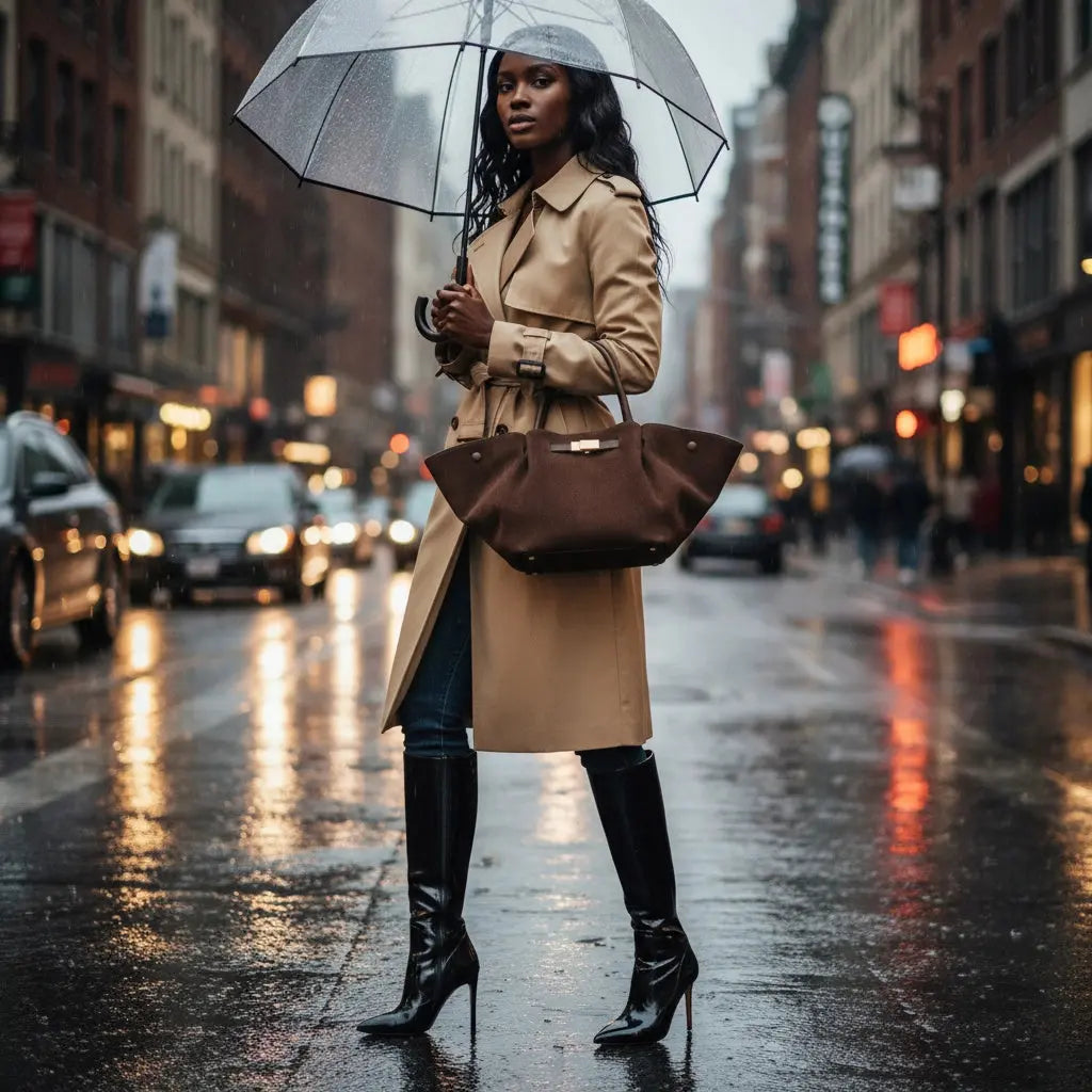 THE MARY SUEDE TOTE BAG (FINAL SALE)