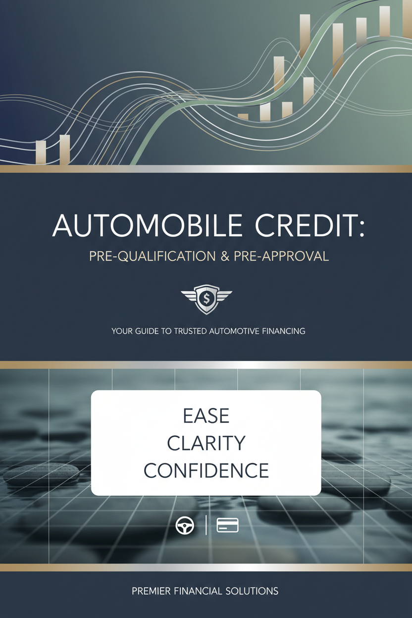 Automobile Pre-qualification/Pre-approval Credit Guide