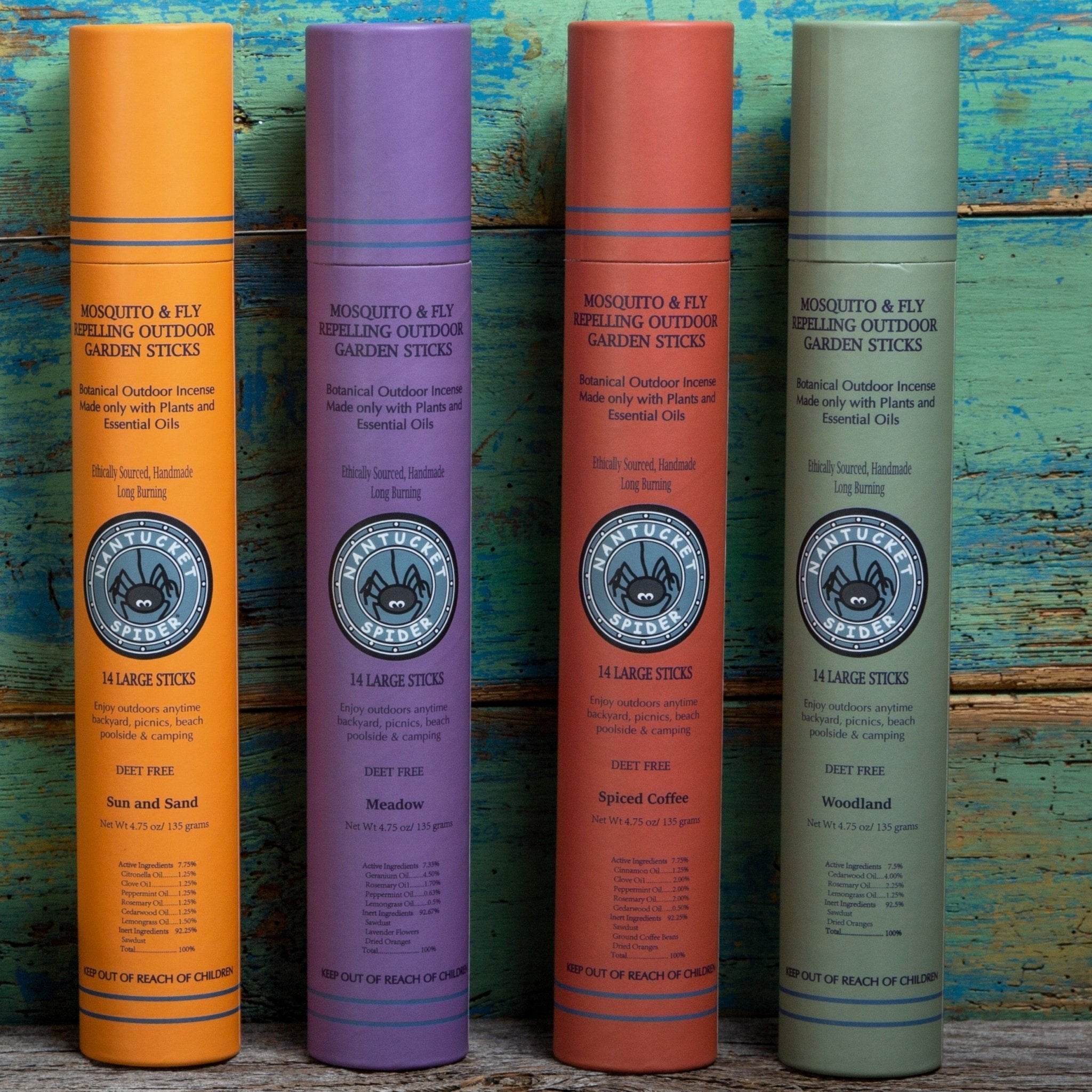 Mosquito Repellent & Fly Repelling Outdoor Garden Incense Sticks (14 Stick Tube)