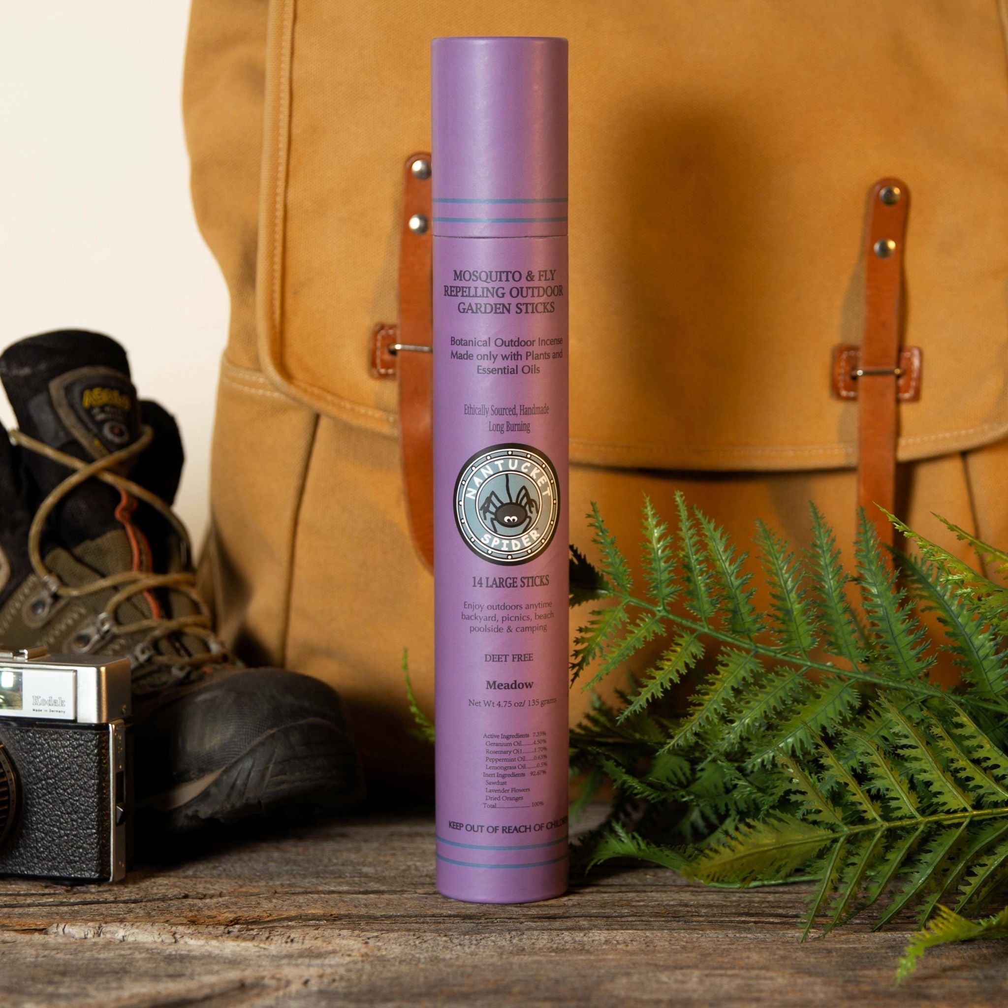 Mosquito Repellent & Fly Repelling Outdoor Garden Incense Sticks (14 Stick Tube)