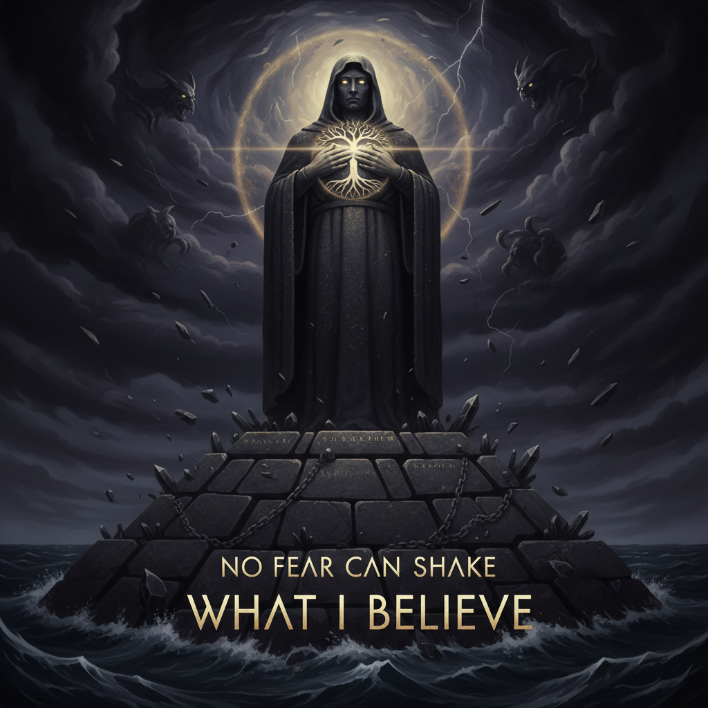 No fear can shake what I believe